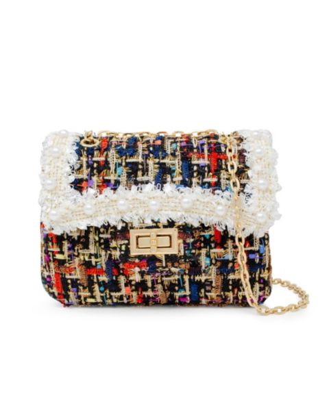 Сумка Tiny Treats + Zomi Gems Classic Tweed Handbag, Black для девочек