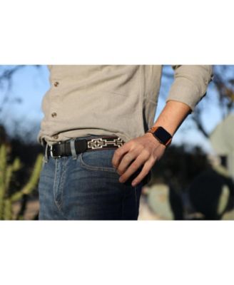 Men's Caballero Black Woven Belt Black