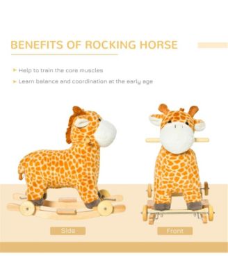 Durable Baby Rocking Horse for Children Aged 3 to 6 Years Safe and Fun Ride-On Toy