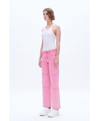 Women's Mid Rise Wide Leg Pants