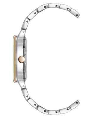 Women's Quartz Vintage Two-Tone Alloy Metal Watch, 25mm