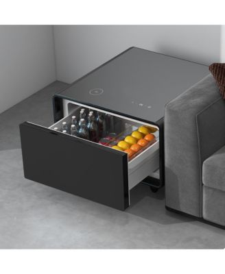 Smart Side Table with Built-in Fridge