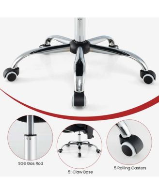 Ergonomic Mesh Office Chair with Footrest Height-Adjustable & Tilting Backrest