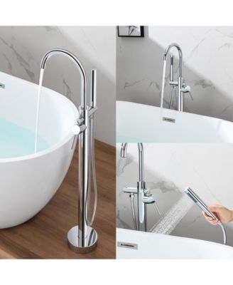 Tub Filler Bathtub Faucet High Flow Shower Faucets with Handheld Shower Mixer Taps