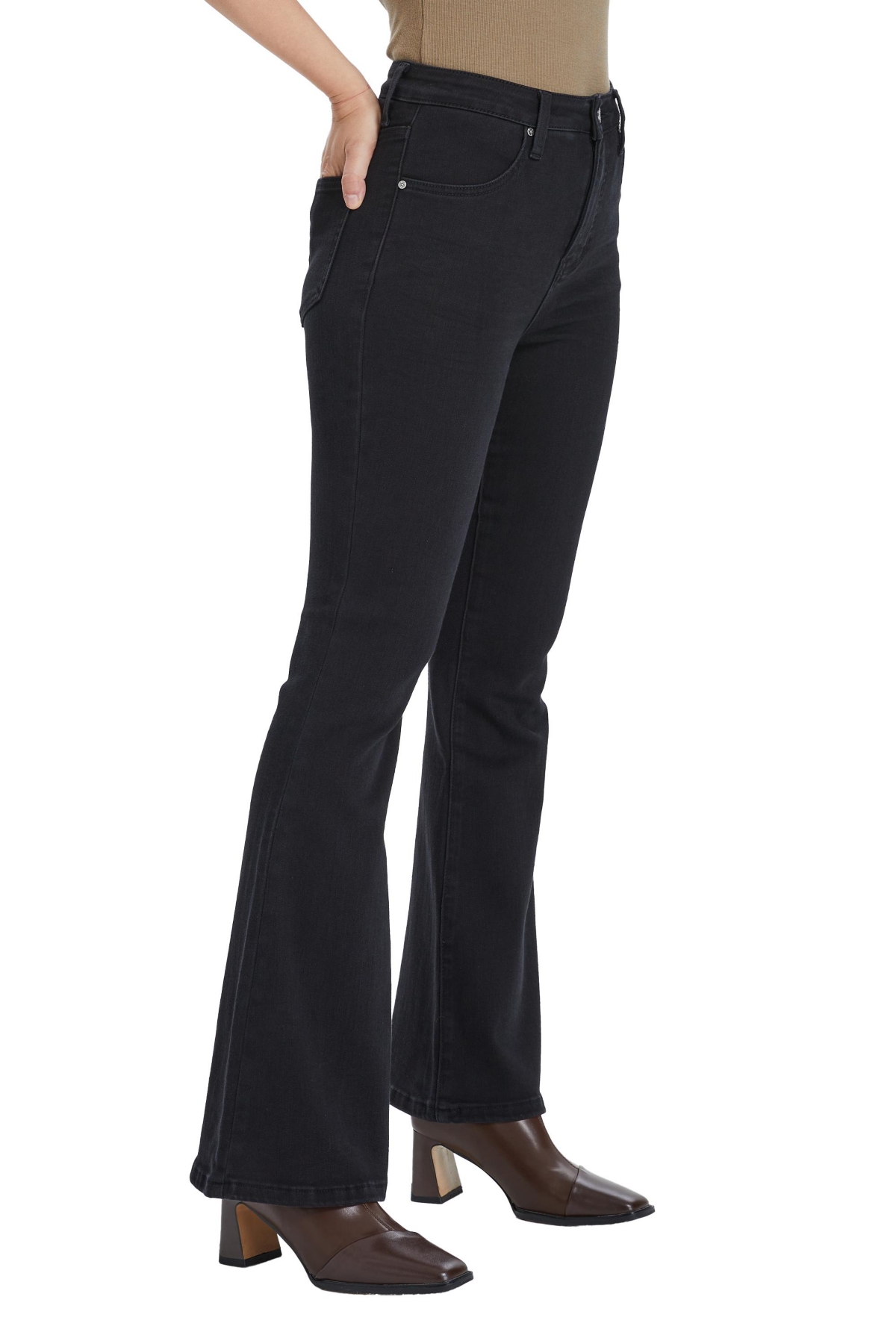 BAYEAS WOMEN'S HIGH RISE FLARE JEANS 