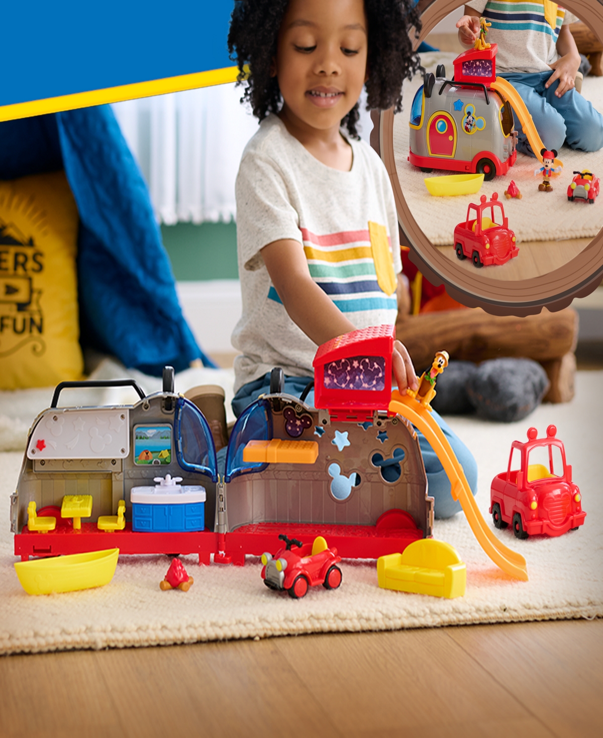 Mickey Mouse Happy Camper Playset In No Color