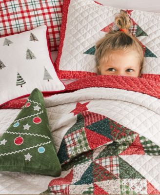 Patchwork Pine Stitching 2-Pc. Quilt Set, Twin/Twin XL