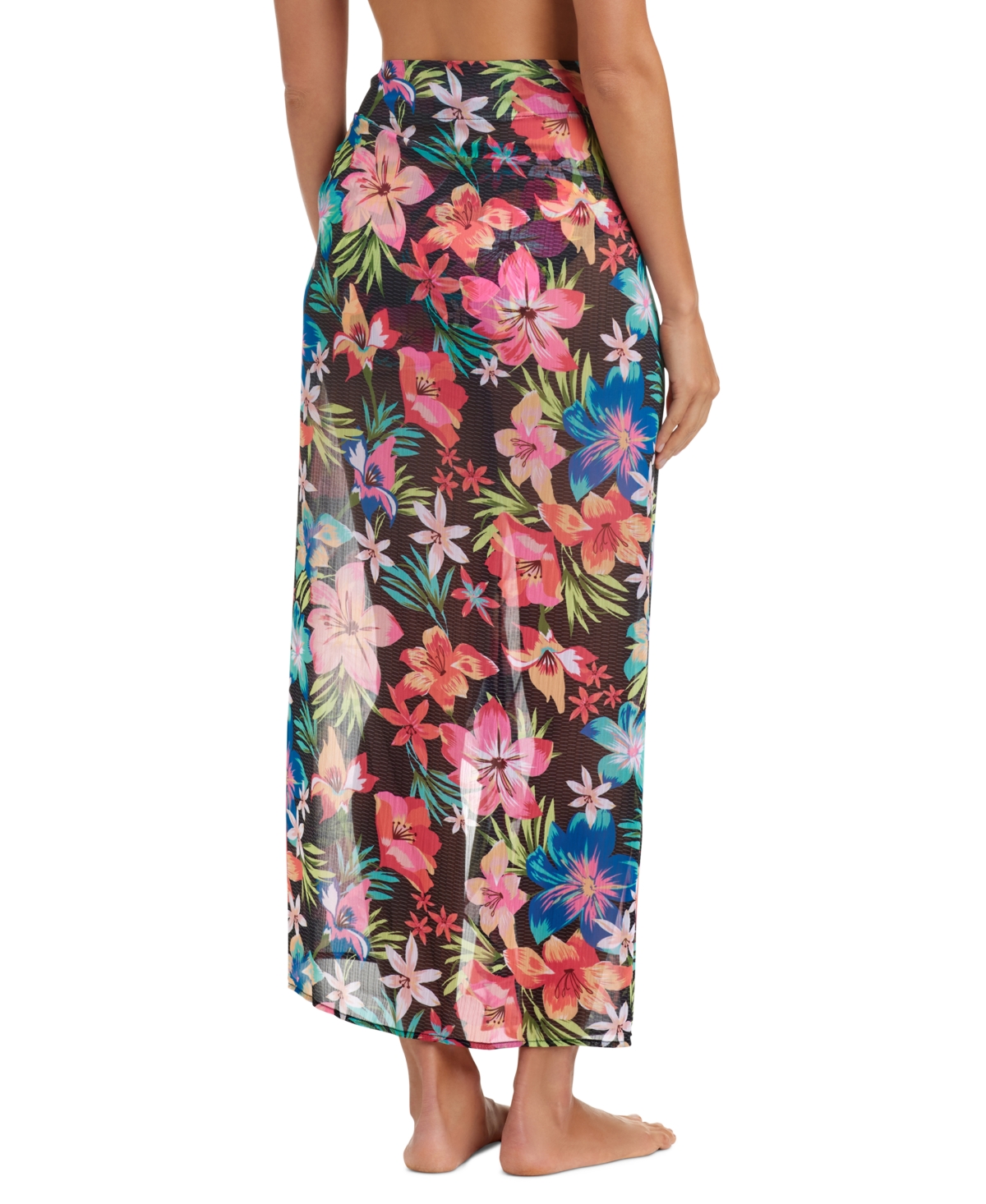 Bleu Rod Beattie Women's Chiffon Sarong Cover-up In Multi