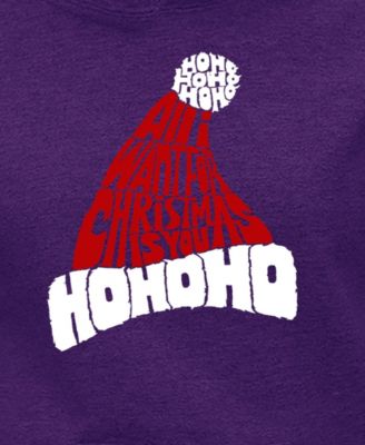 Women's All I Want for Christmas is You Word Art Hooded Sweatshirt