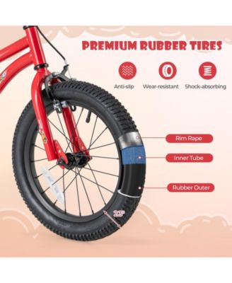 16-Inch Kids' Bike with Handbrake, Coaster Brake, and Bell for Ages 4-7