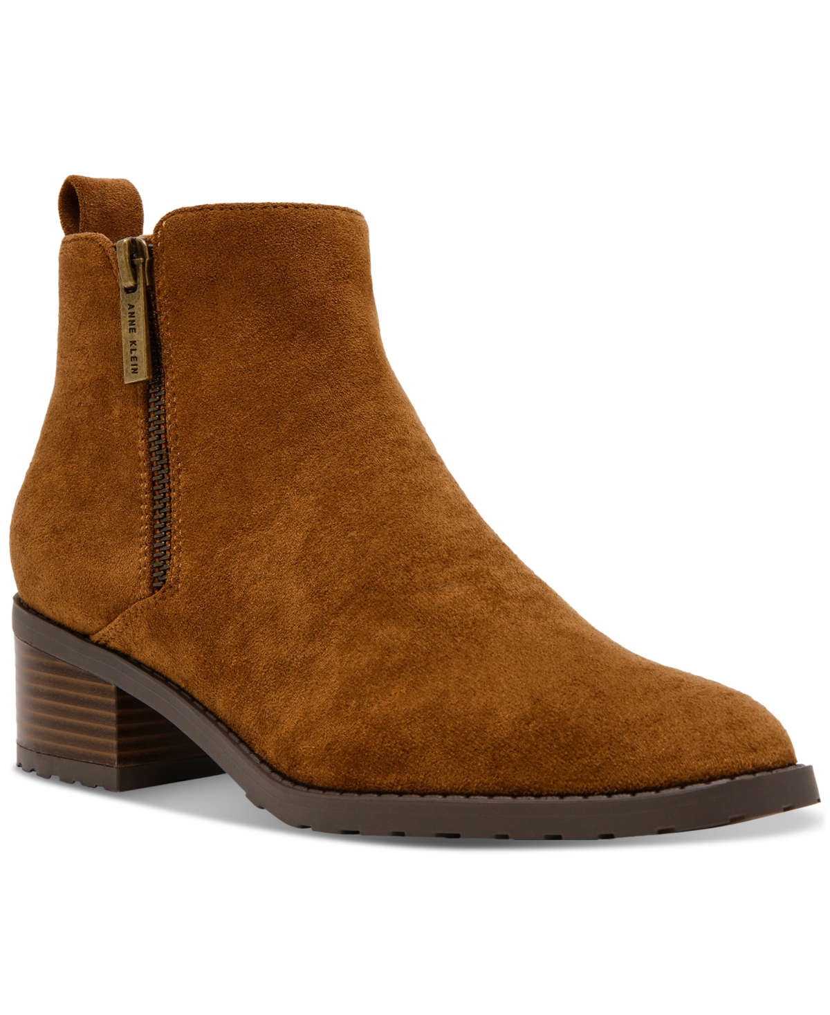 Women's Sakara Side Zip Ankle Booties - Tobacco