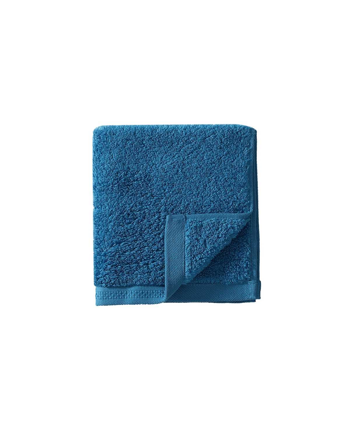 Uchino Super Absorbent Cotton Washcloth, 14" X 13" In Blue