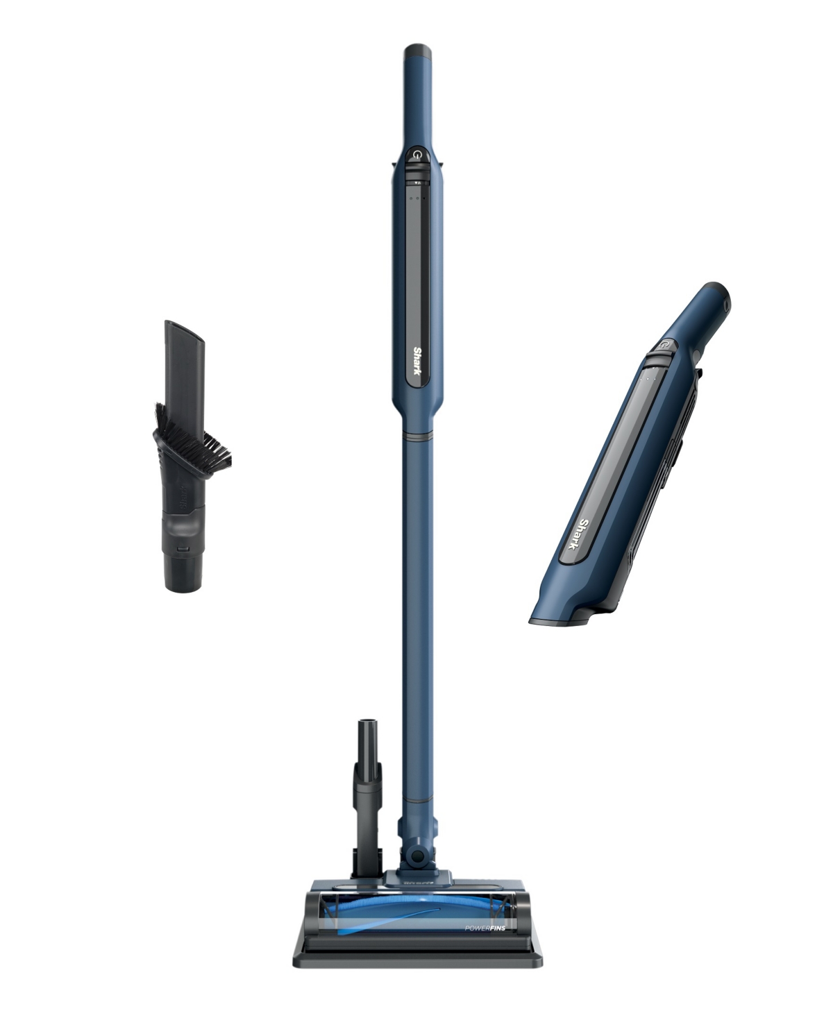 Shark Wandvac System Ultra-lightweight Powerful Cordless 3-in-1 Stick Vacuum Ws640 In Blue Jean