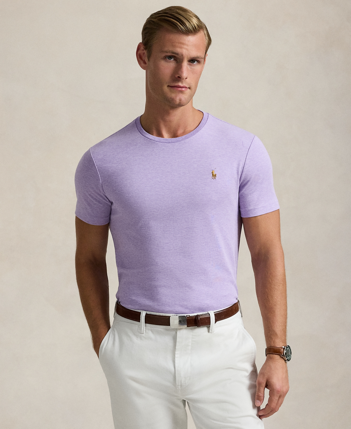 Polo Ralph Lauren Men's Custom Slim Fit Soft Cotton T-Shirt