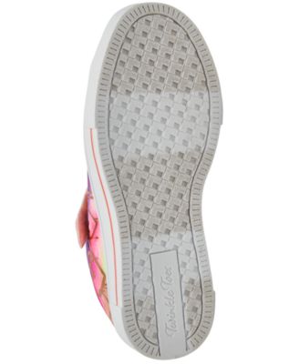 Little Girls Twinkle Toes: Twinkle Sparks - Ombre Love Light-Up Fastening Strap Casual Sneakers from Finish Line