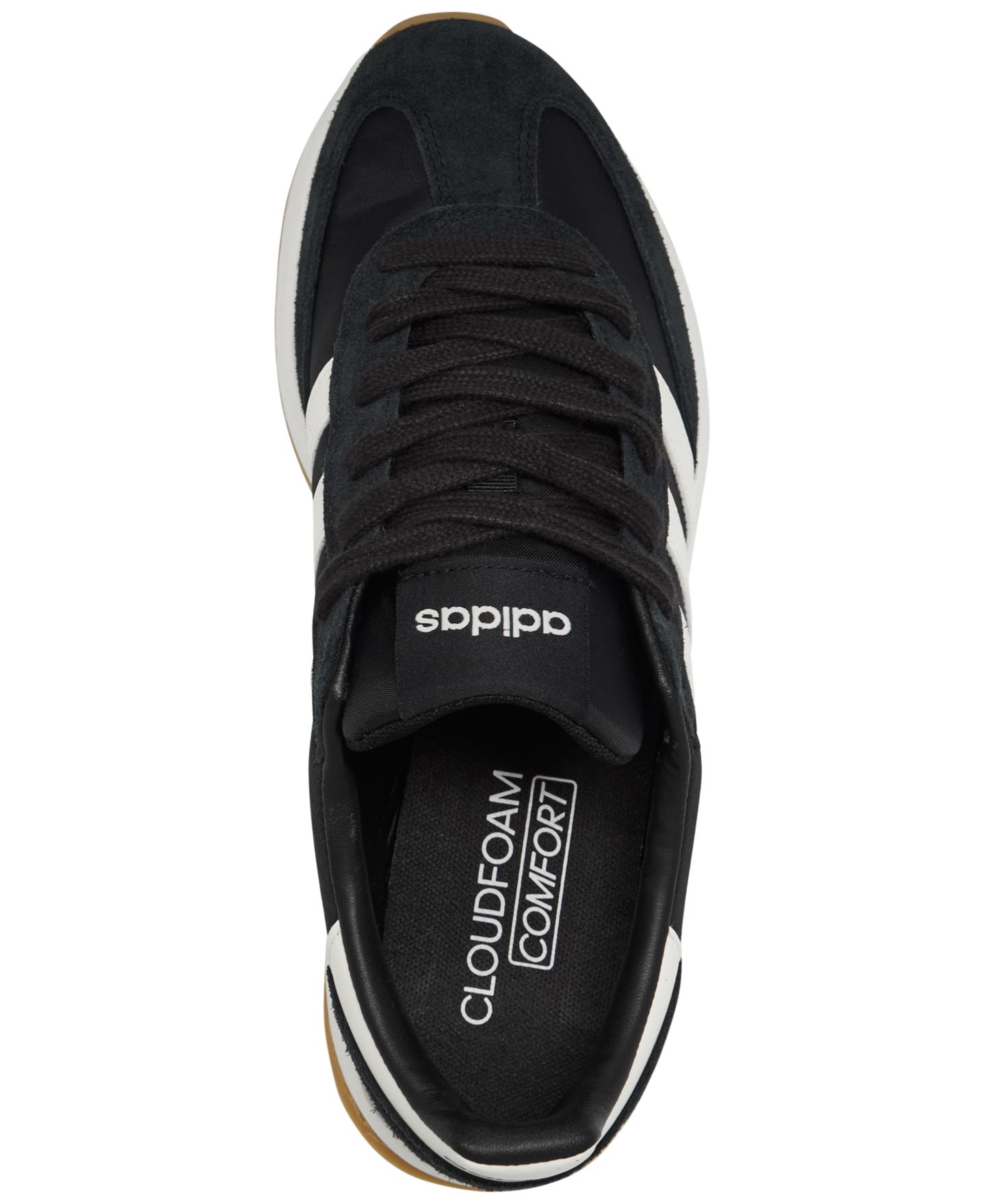 Женские кроссовки adidas Run 72 Casual, цвет: Чёрный / Белый — фото 2