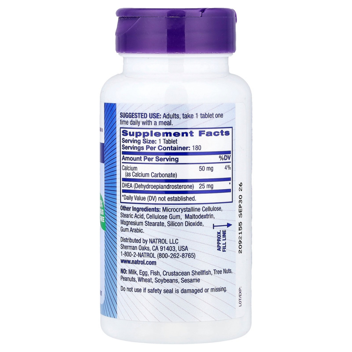 Natrol Dhea 25 mg - Tablets