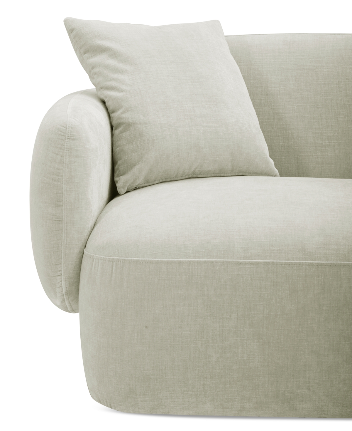 Macy's Gaelynn Fabric Sofa, Exclusively At  In Vanilla