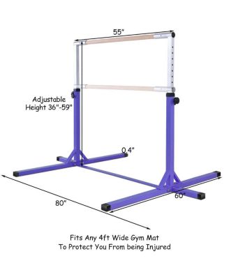 Adjustable Gymnastics Horizontal Bar for Kids