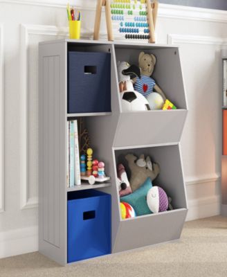 RiverRidge Kids 3-Cubby, 2-Veggie Bin Floor Cabinet