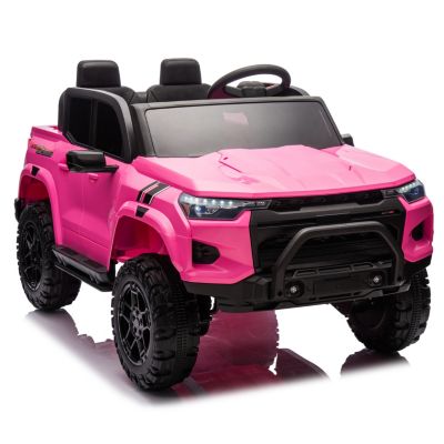 Electric Kids Pickup Truck w/ Remote, 4WD, Safety Belts, USB, Bluetooth