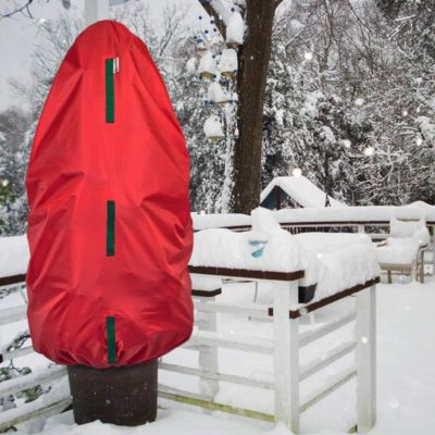 Upright Christmas Tree Storage Bag For Topiary and Holiday Tree up to 7 ft Tall