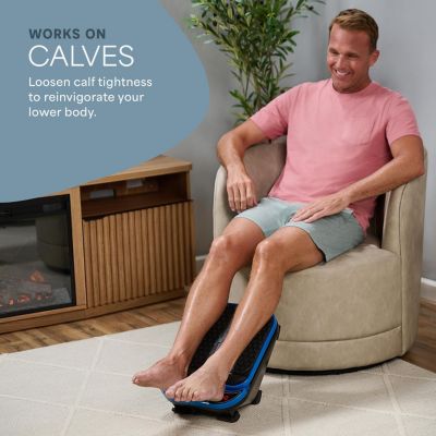 VibraFlow Electric Foot Massager for Neuropathy – Vibrating Foot & Calf Therapy with Heat Option for Circulation & Pain Relief