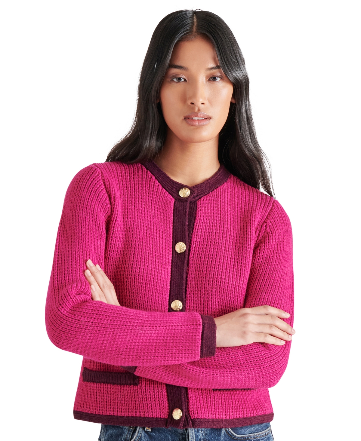 Steve Madden Women's Fantino Sweater Jacket