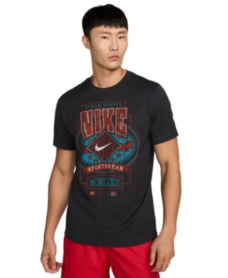 Nike - Men's Sportswear Logo-Graphic Short-Sleeve Cotton T-Shirt