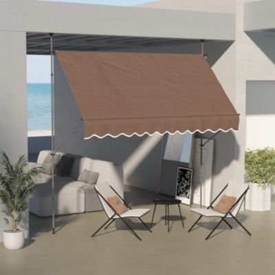 10' x 4' Retractable Awning, Non-Screw,