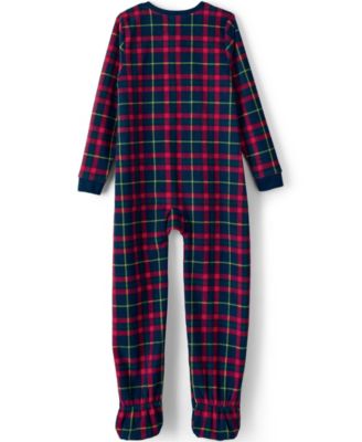 Little Girls Footed Fleece Sleeper