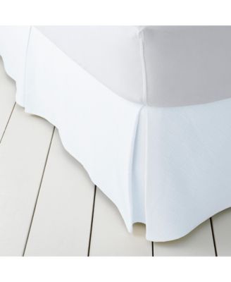 Basketweave Cotton Matelasse Bedskirt