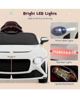 12V Powered Car Kids Ride-on Racer Car Licensed Bentley Bacalar