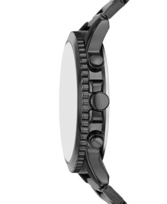 Men's Three Hand Gunmetal Alloy Watch, 46mm