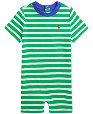 Polo Ralph Lauren - Baby Boys Cotton Striped One-Piece