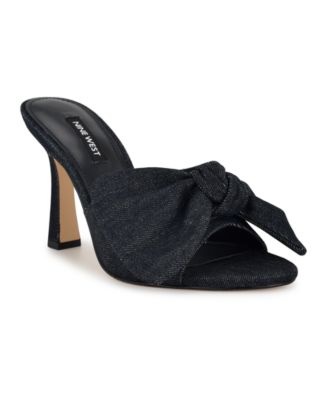 セール! Nine West リボン Trina ミュール サンダル Trina Bow Mule Sandals – Nine West