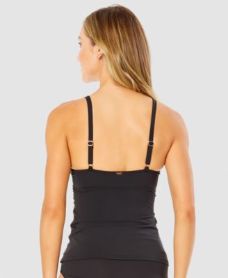 Women's Surplice Underwire Tankini Top