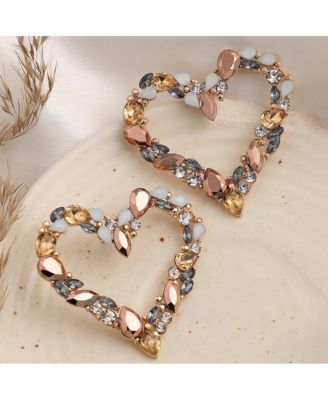 Women's Heart Stud Earrings