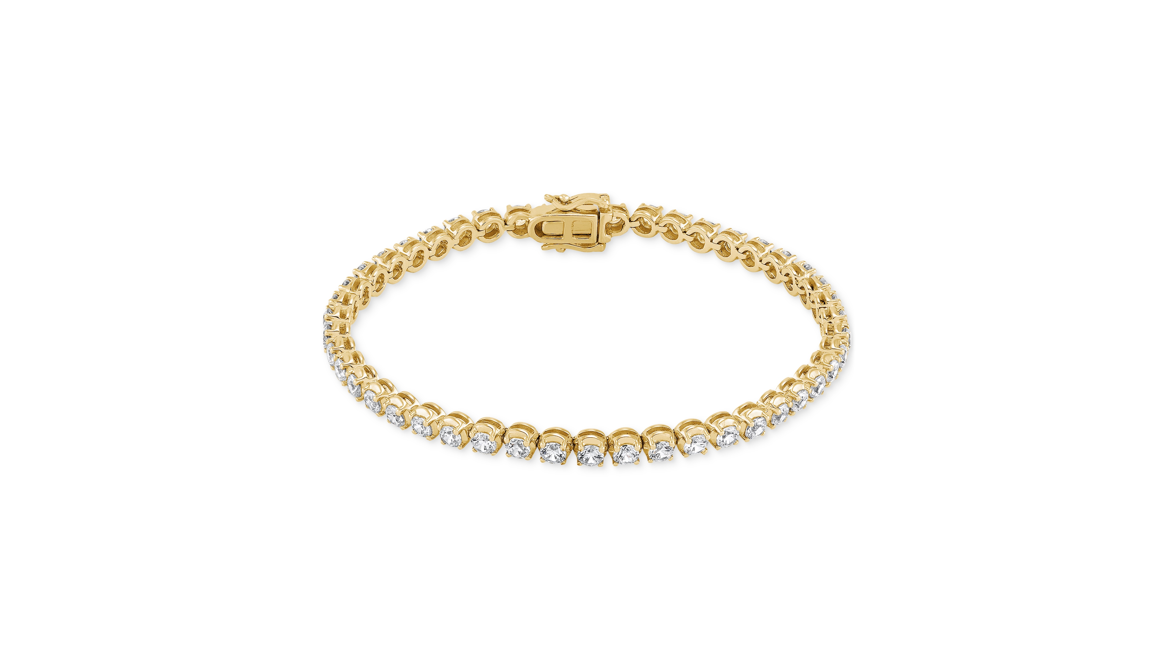 Grown With Love Lab Diamond Tennis Bracelet (5 ct. t.w.) 14k White or Yellow Gold