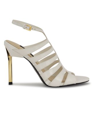 【NINE WEST】Saleen ケージ ストラップ サンダル Nine West Women's Saleen Caged Stiletto Sandals - Macy's