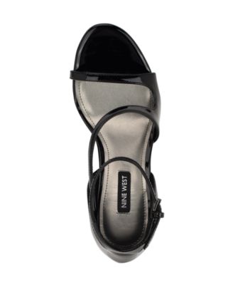 Women's Shimmy Asymmetrical High Stiletto Sandals