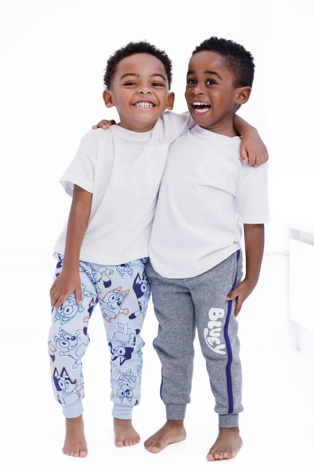 Bluey Boys Fleece 2 Pack Jogger Pants -/ gray