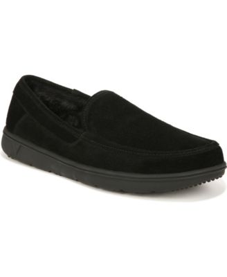 Pantofole Da Uomo Vionic Gustavo - Con Supporto Ortopedico Vio Motion - Tomaia In Pelle Scamosciata, Plantare In Finta Shearling