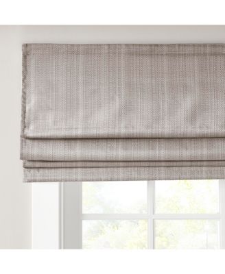 Basketweave Room Darkening Cordless Roman Shade, Single Panel for Bedroom, Thermal Insulated Window Blind Treatment for Living Room, Width 33 length 64 inches, Taupe Window Panel