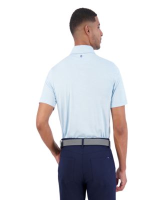 Men's Yarn Dye Heather Sports Fit Polo Shirt