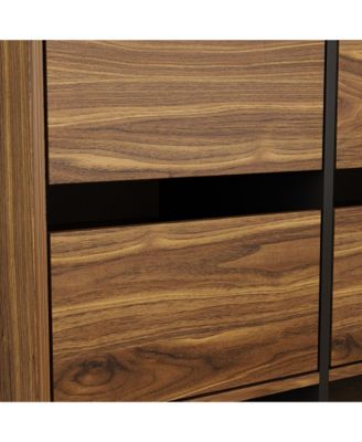 Brown Original Wood Grain Drawer with 9-Drawers