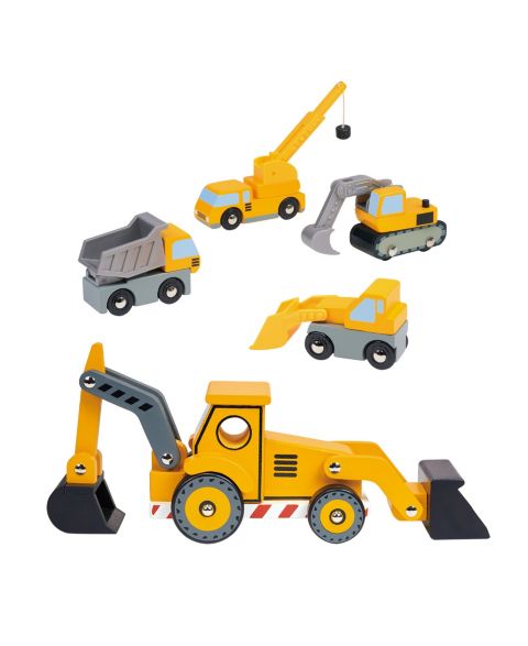 Детские игрушки Mentari Toys Construction Vehicle 5-Piece Bundle