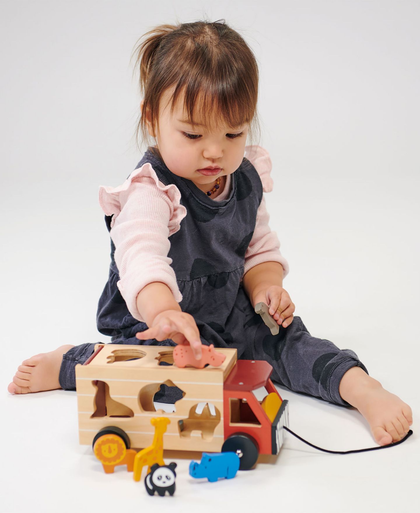 Детские игрушки Mentari Toys Explorer's Dinosaur Shape Sorting and Stacking Educational Toy Set, Ages 3+ — фото 3