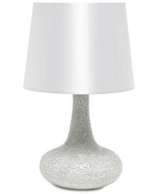 14.17" Patchwork Crystal Glass Table Lamp