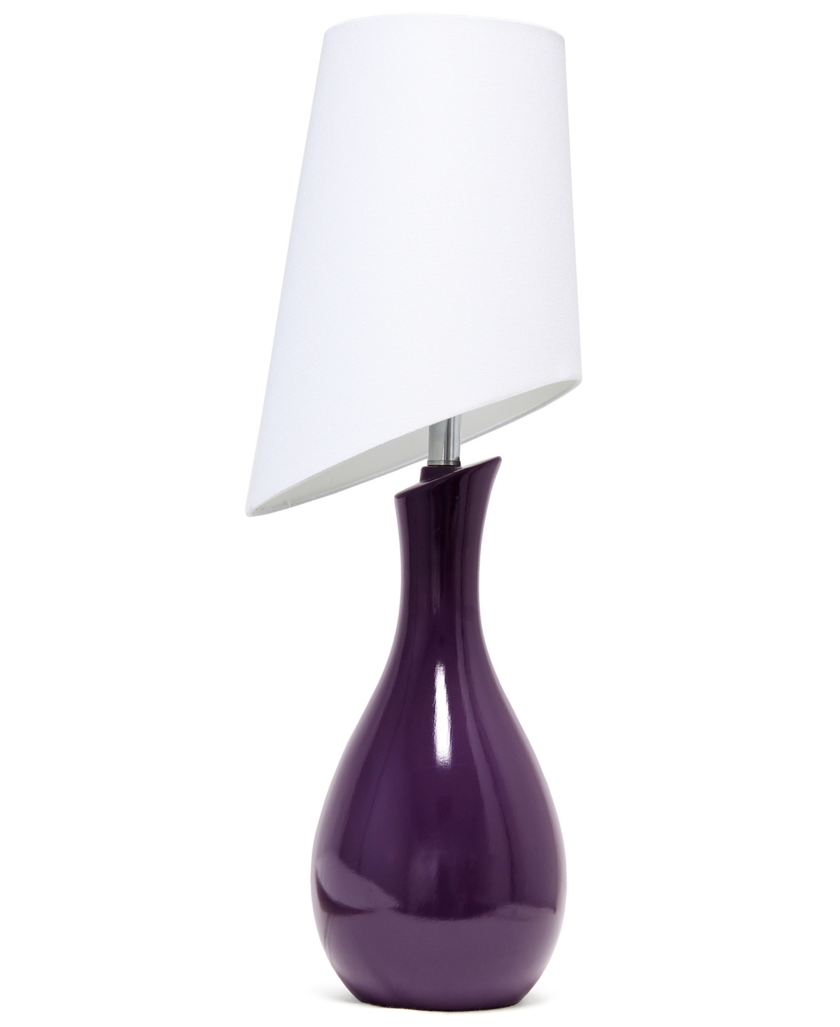Lalia Home 29" Eggplant Contemporary Table Lamp In Purple